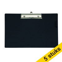 Aanbieding: 5x Maul klembord zwart A3 liggend