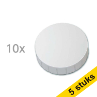 Aanbieding: 5x Maul magneten 15 mm wit (10 stuks) 424818