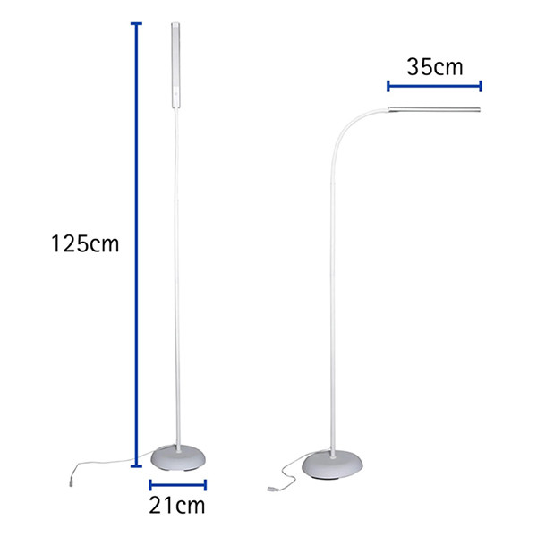 Maul MAULpirro ledvloerlamp dimbaar wit 8234802 402361 - 3