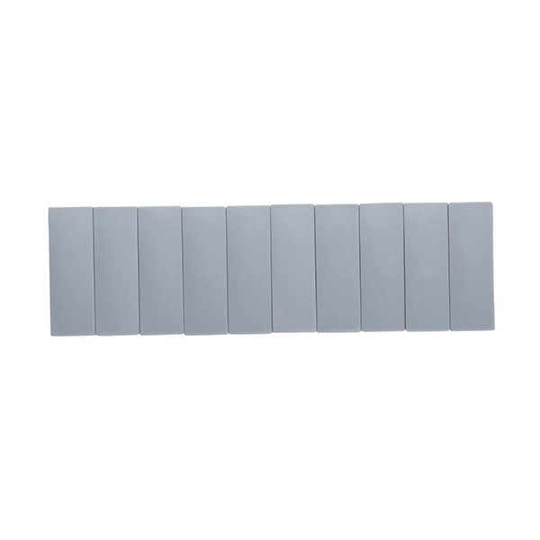Maul Solid magneten rechthoek 54 x 19 mm grijs (10 stuks) 6165084 402406 - 1
