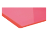 Maul acryl boekensteunen neonroze transparant 13 x 10 x 10 cm (2 stuks) 3513621 402340 - 4