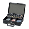 Maul luxe stalen geldkist zwart (30 x 25,8 x 9 cm)