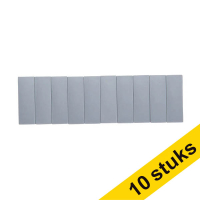 Maul magneten rechthoek 54 x 19 mm grijs (10 stuks) 402406