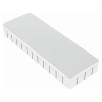 Maul magneten rechthoek 54 x 19 mm wit (10 stuks) 6165002 402090