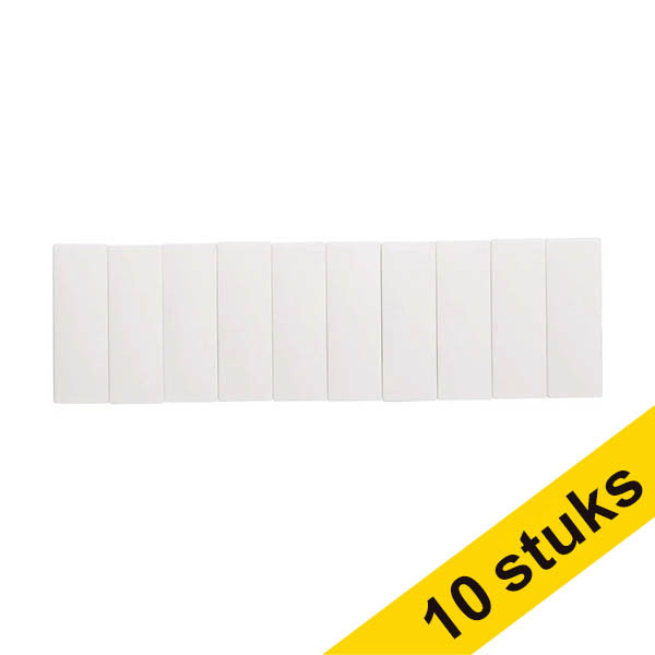 Maul magneten rechthoek 54 x 19 mm wit (10 stuks) 402090 - 1