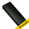Maul magneten rechthoek 54 x 19 mm zwart (10 stuks)