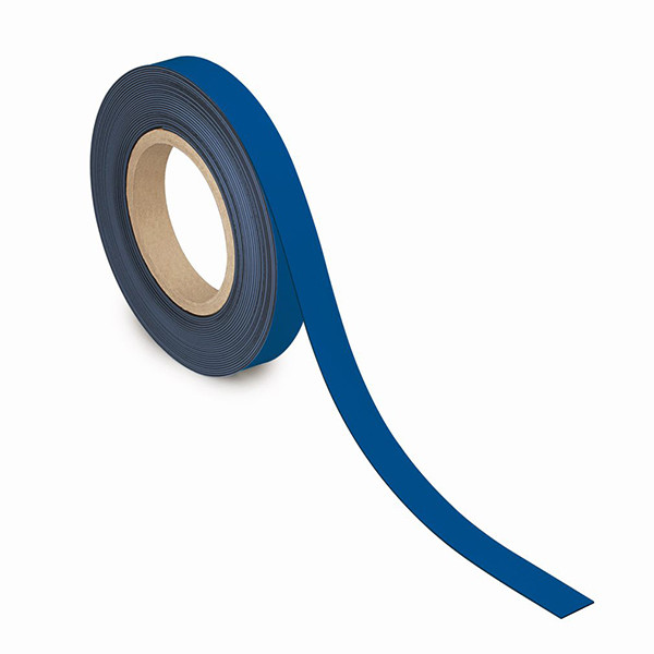 Maul magnetische etiketband uitwisbaar blauw 2 cm x 10 m 6524337 424849 - 1