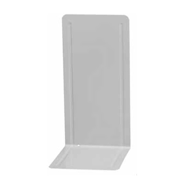 Maul metalen boekensteunen voor classeurs grijs 14 x 12 x 24 cm (2 stuks) 35430-82 402288 - 1