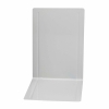 Maul metalen boekensteunen voor classeurs grijs 24 x 16,8 x 24 cm (2 stuks)