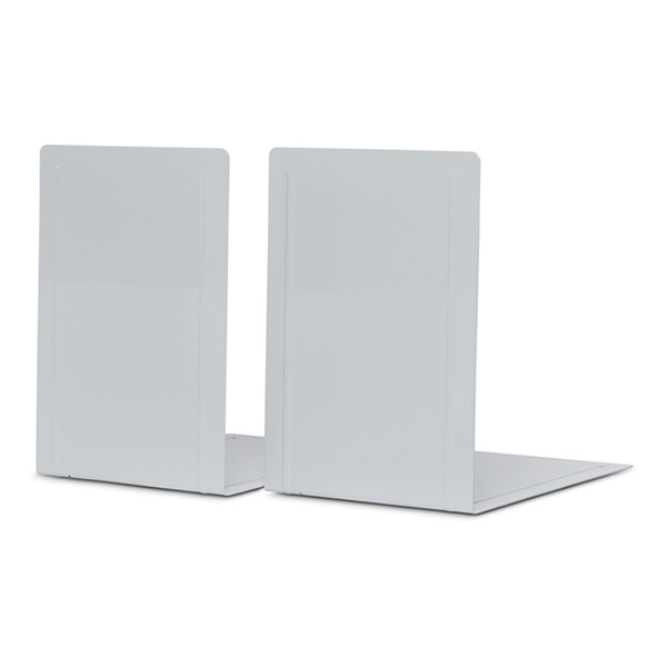 Maul metalen boekensteunen voor classeurs grijs 24 x 16,8 x 24 cm (2 stuks) 35450-82 402287 - 3