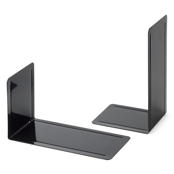 Maul metalen boekensteunen voor classeurs zwart 14 x 12 x 24 cm (2 stuks) 3543090 402199 - 1