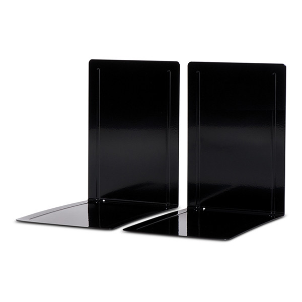 Maul metalen boekensteunen voor classeurs zwart 24 x 16,8 x 24 cm (2 stuks) 3545090 402200 - 4