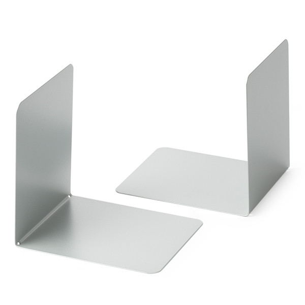 Maul metalen boekensteunen zilver 14 x 14 x 12 cm (2 stuks) 3506295 402192 - 1