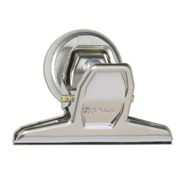 MAUL Papierklem Basic - Brede Sluitclip 12cm Zilver - Hoge Klemkracht