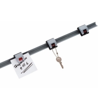 Maul rolclip wandlijst inclusief 4 verschuifbare klemboys (1 meter) 6243182 402244