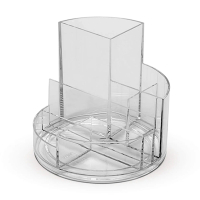 Maul roundbox bureauorganizer transparant 4117605 402121