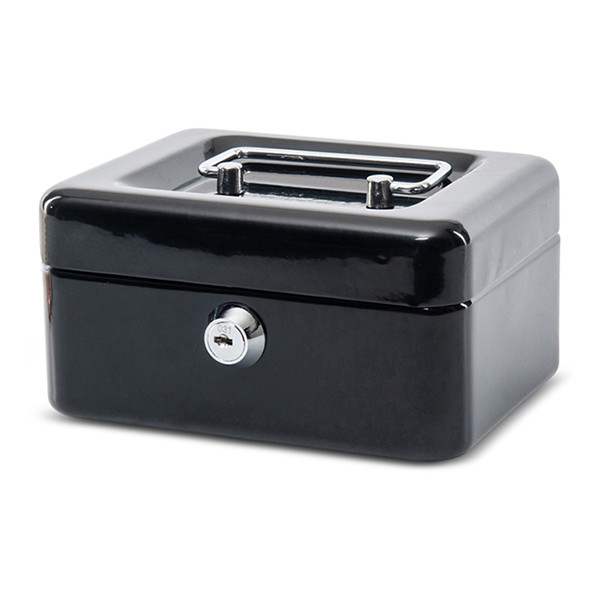 Maul stalen geldkist zwart (15,2 x 12,5 x 8 cm) 402008 - 5