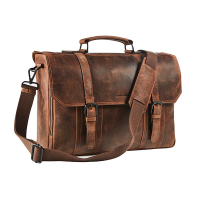 Maverick lederen aktentas met laptopvak 15,6 inch 229900
