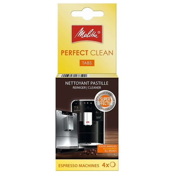 Melitta Perfect Clean reinigingstabletten voor koffiezetapparaten (4 x 1,8 gram) E-0025 SME00006 - 1
