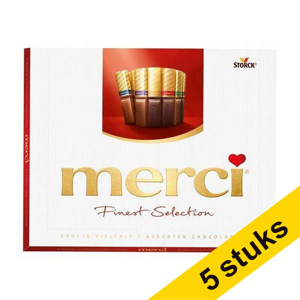 Aanbieding: 5x Merci Puur 250 gram 200353 - 1