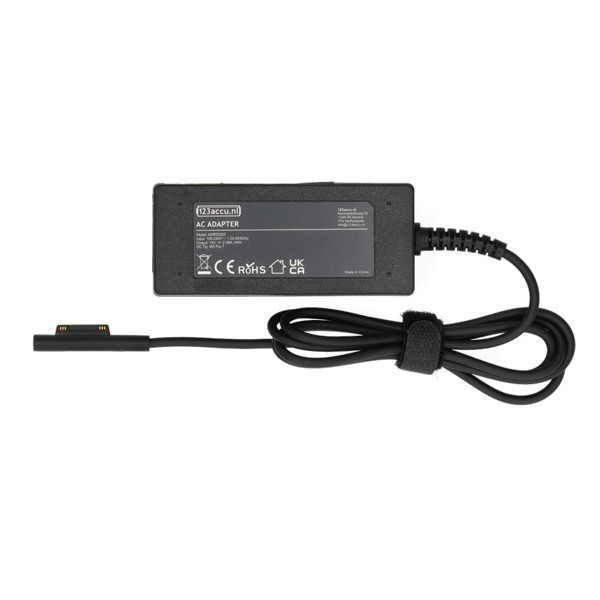 Microsoft Pro 7 adapter (15V, 2.58A, 44W, 123accu huismerk) ADR00305 - 2