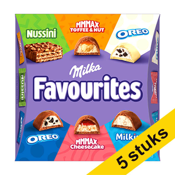 Aanbieding: 5x Milka Favourites (158 gram) 137175 - 1