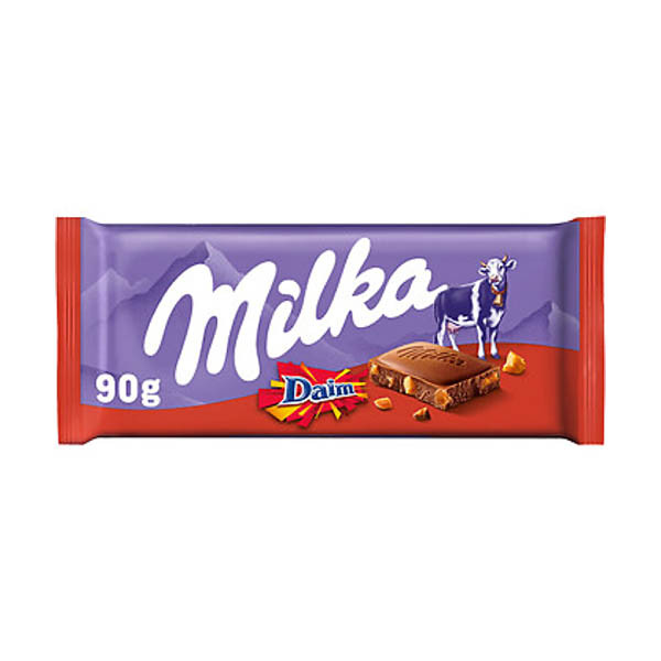 Milka Daim chocoladereep 100 gram 137196 - 1