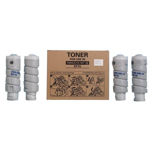 Minolta Konica Minolta 8931-621 toner zwart EP 70 4 stuks (origineel) 8931-261 072086 - 1