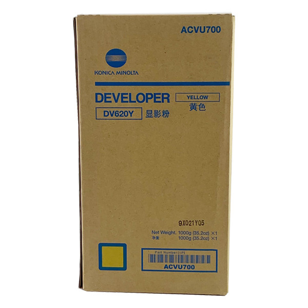 Minolta Konica Minolta DV-620Y (ACVU700) developer geel (origineel) ACVU700 073398 - 1
