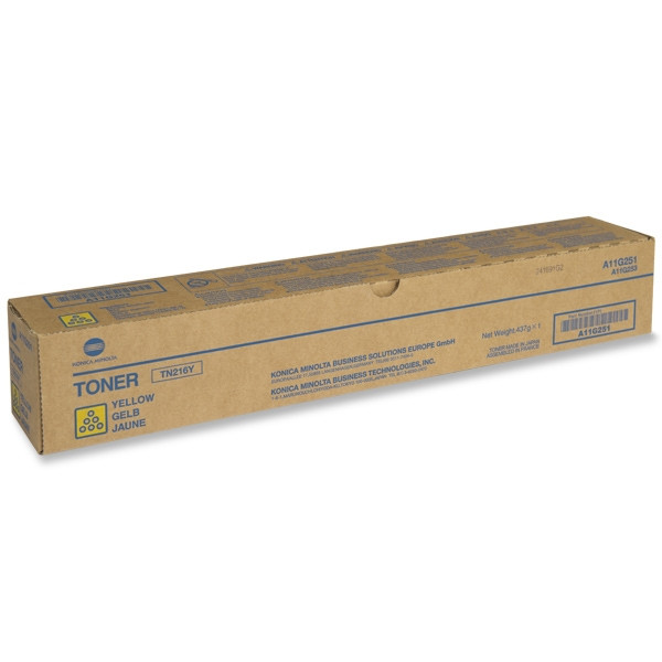 Konica Minolta TN-216Y (A11G251) toner geel (origineel) 072360 - 1