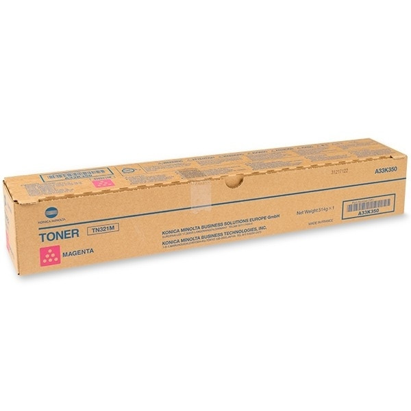 Minolta Konica Minolta TN-321M (A33K350) toner magenta (origineel) A33K350 901139 - 1