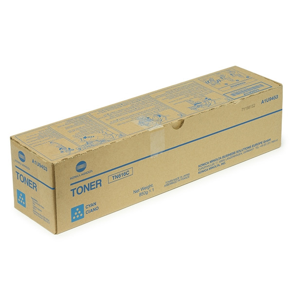 Minolta Konica Minolta TN-616C (A1U9453) toner cyaan hoge capaciteit (origineel) A1U9453 072926 - 1