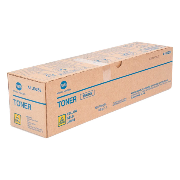 Minolta Konica Minolta TN-616Y (A1U9253) toner geel hoge capaciteit (origineel) A1U9253 072930 - 1