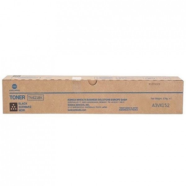 Minolta Konica Minolta TN-621K (A3VX152) toner zwart (origineel) A3VX152 032702 - 1