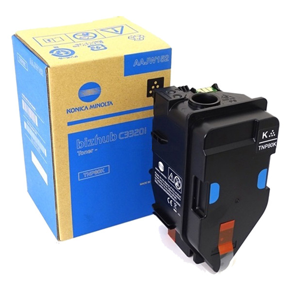 Minolta Konica Minolta TNP-80K (AAJW152) toner zwart (origineel) AAJW152 073282 - 1