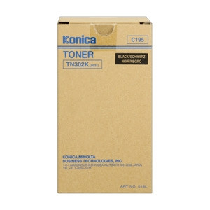 Minolta Konica TN-302K (018L) toner zwart (origineel) 018L 072540 - 1