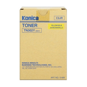 Minolta Konica TN-302Y (018M) toner geel (origineel) 018M 072546 - 1