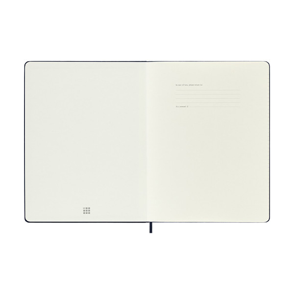 Moleskine XL 12 maanden weekagenda 2026 hardcover saffierblauw (EN) 262547 - 2