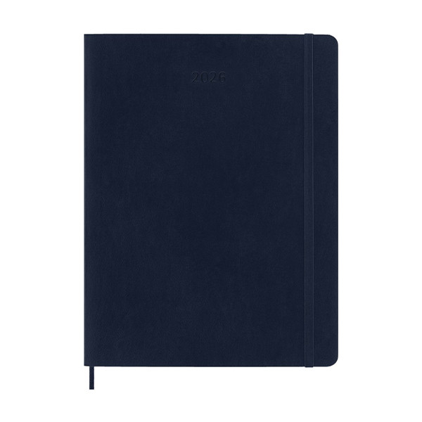 Moleskine XL 12 maanden weekagenda 2026 softcover saffierblauw (EN) 262549 - 1