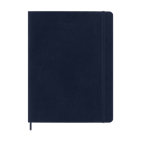 Moleskine XL 12 maanden weekagenda 2026 softcover saffierblauw (EN) 262549