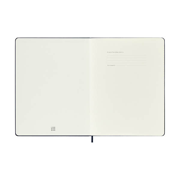 Moleskine XL 12 maanden weekagenda 2027 hardcover saffier blauw EN 440047 - 2