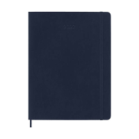 Moleskine XL 12 maanden weekagenda 2027 softcover saffier blauw EN 440049