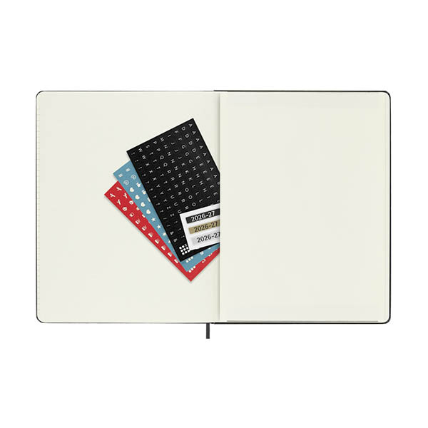 Moleskine XL 18 maanden weekagenda 2026-2027 hardcover zwart EN 440037 - 5