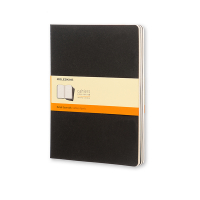 Moleskine XL gelijnd schrift zwart (3 stuks) IMQP321 313099