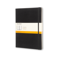 Moleskine XL notitieboek gelijnd hard cover zwart IMQP090 313079