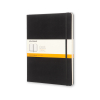 Moleskine XL notitieboek gelijnd hard cover zwart