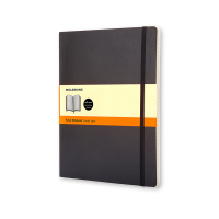 Moleskine XL notitieboek gelijnd soft cover zwart IMQP621 313080