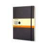 Moleskine XL notitieboek gelijnd soft cover zwart
