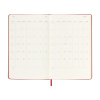 Moleskine large 18 maanden weekagenda 2025/2026 hardcover scharlakenrood (EN) 262538 - 4