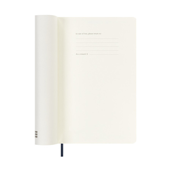 Moleskine large 18 maanden weekagenda 2025/2026 softcover saffierblauw (EN) 262543 - 6